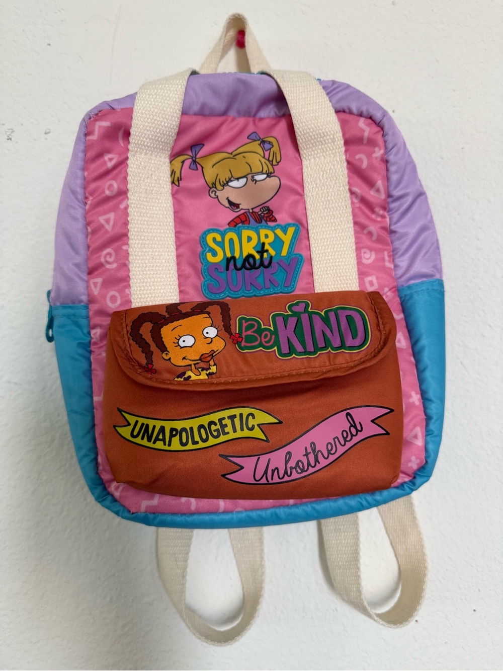 Rugrats Graphic Mini Backpack - Pink, Purple, Teal, Rust
